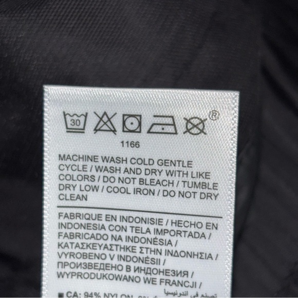 Athleta NEW Rise black nylon stretch loose fit track pants bungee hem sz Medium - Picture 10 of 11